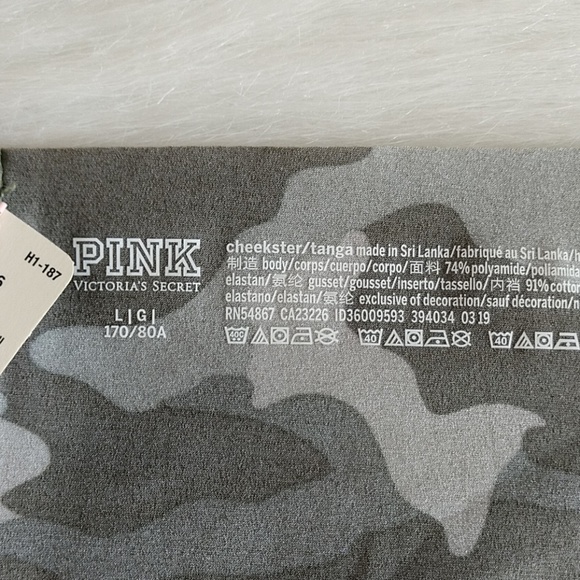 Size L🌺PINK VICTORIA'S SECRET CHEEKSTER - Picture 3 of 4